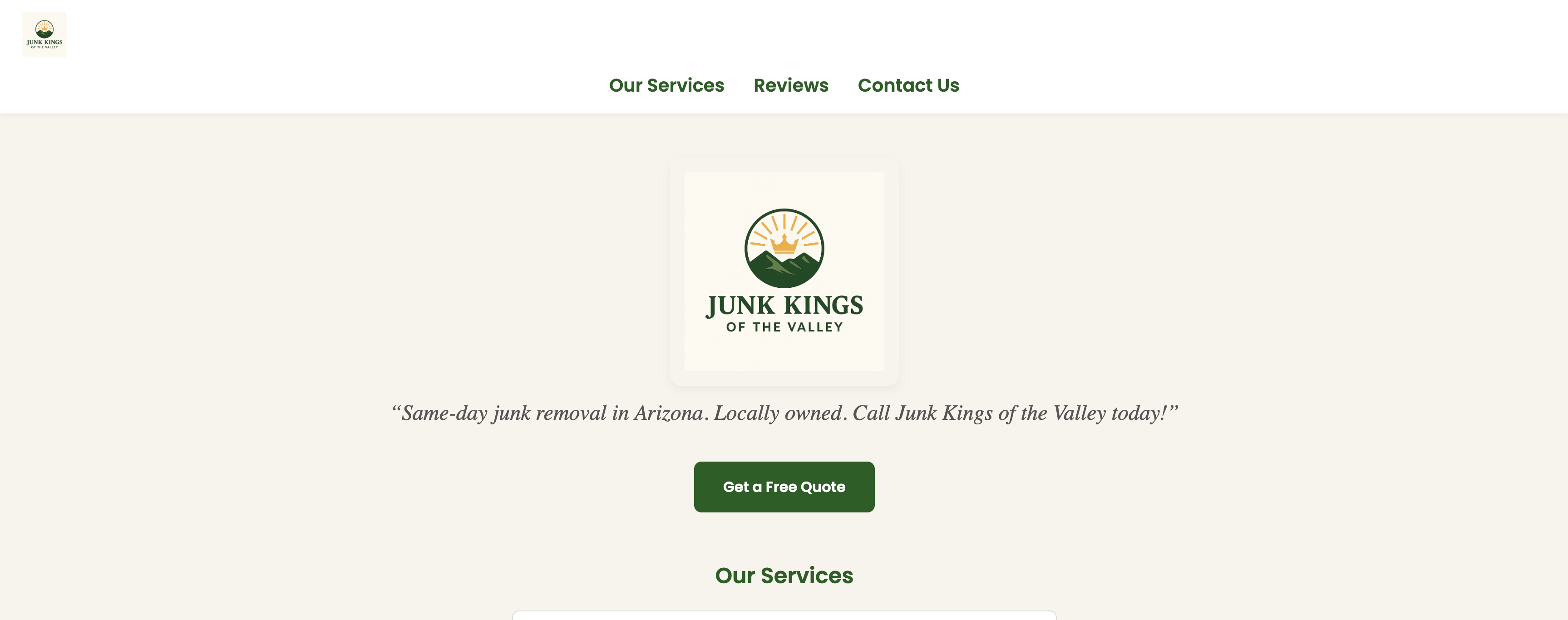 Junk Kings Website